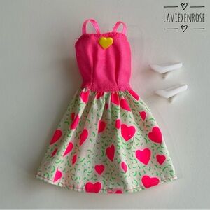 1994 Barbie Sweet ‘N Pretty Fashions (Pink and White Dress)